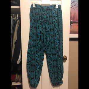 Flowy patterned pants